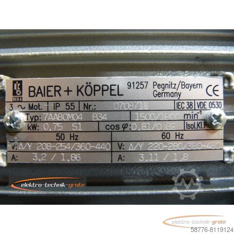 Control unit BEKA Baier + Köppel MZN 12-75 A Zahnradpumpe    !