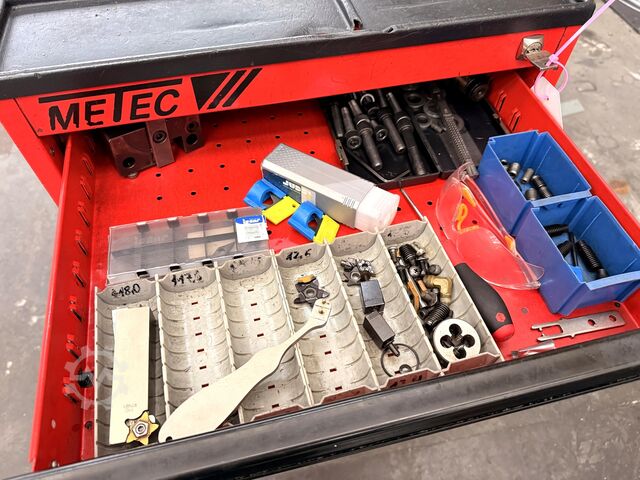 Workshop trolley with contents METEC nan