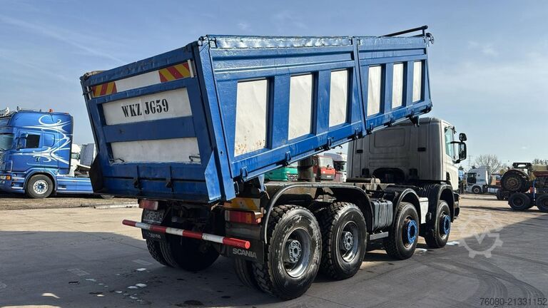 3-way tipper Scania 124 - 400 (MANUAL PUMP / BIG HUB / GRAND PONT /...