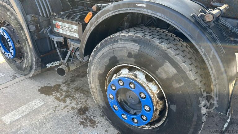 3-way tipper Scania 124 - 400 (MANUAL PUMP / BIG HUB / GRAND PONT /...