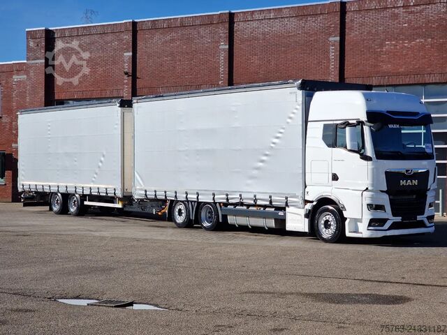 Sliding tarpaulin MAN TGX 26.480 6x2 - Tautliner - H&W trailer - NEW ...