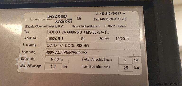 Gärschrank Wachtel COBOX VA 6080-5-B
