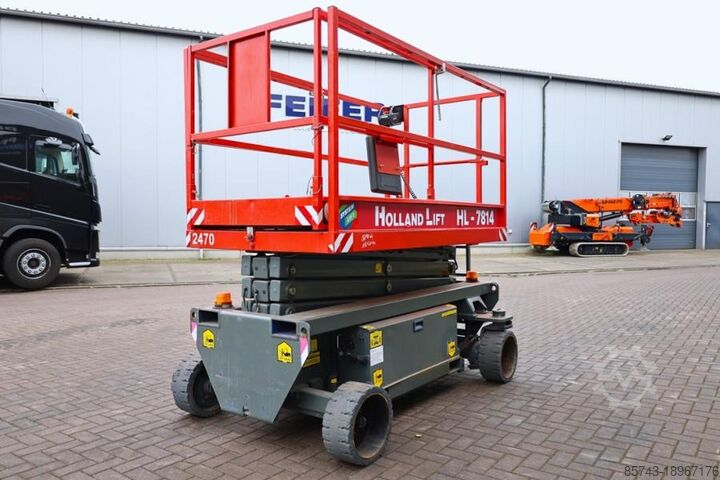 Scissor lift Holland Lift Ecostar HL-7814 Electric, 10m Working Height, 450k