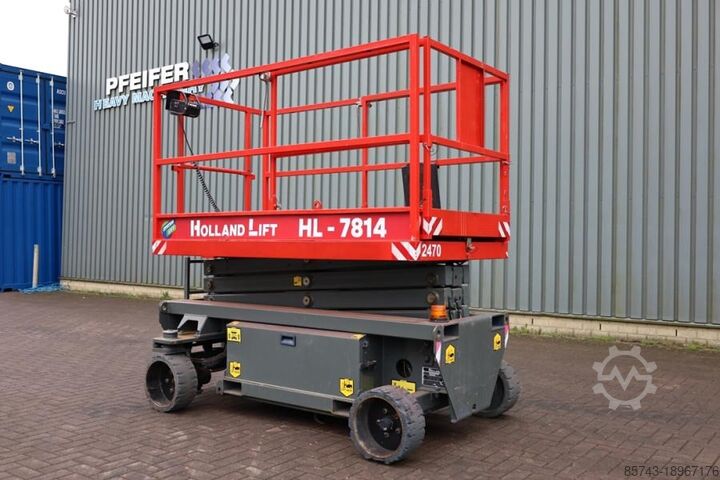 Scissor lift Holland Lift Ecostar HL-7814 Electric, 10m Working Height, 450k