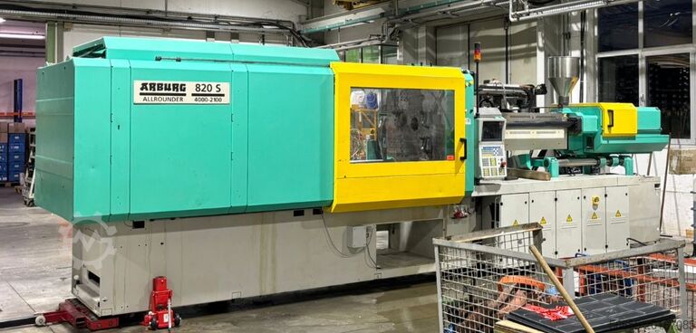 Injection molding machines Arburg Allrounder 820S 4000-2100 mit Multilift 55t Stunden