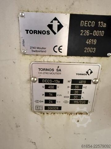 USED CNC-LATHE (SWISS TYPE) TORNOS-BECHLER, MODEL DECO 2000-13A TORNOS-BECHLER DECO 2000-10A