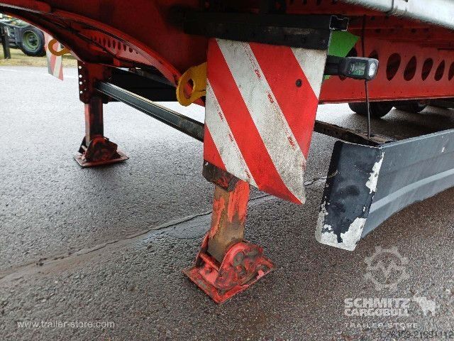 Open semitrailer with tarp Berger Curtainsider Mega