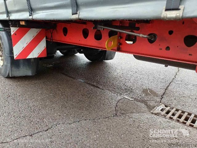 Open semitrailer with tarp Berger Curtainsider Mega