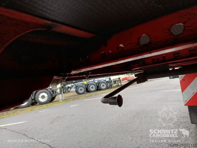 Open semitrailer with tarp Berger Curtainsider Mega