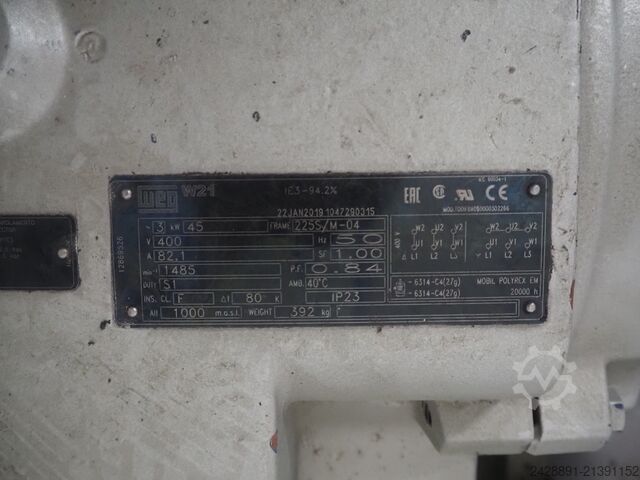 Reciprocating refrigeration compressor Sabroe SMC 112 L