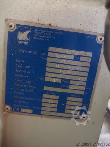 Reciprocating refrigeration compressor Sabroe SMC 112 L