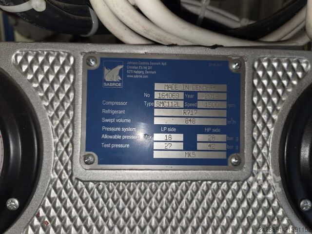 Reciprocating refrigeration compressor Sabroe SMC 112 L