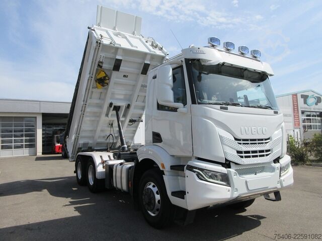 Kipper LKW iveco X-Way 480 AD300XZ 6x6, Hydrodrive, Bordmatic