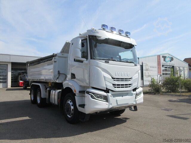Kipper LKW iveco X-Way 480 AD300XZ 6x6, Hydrodrive, Bordmatic