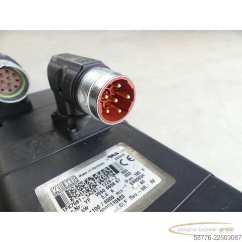Control unit KUKA 1FK7081-5AZ91-1ZZ9-Z S04 Servomotor SN: YFV050660867033