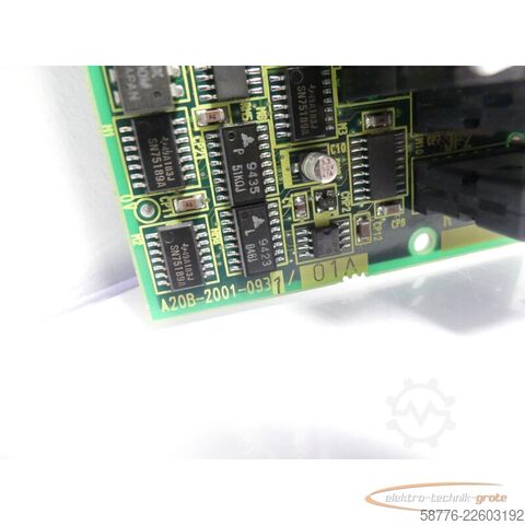 Component Fanuc A20B-2001-0931 / 01A / A20B-2001-0931/01A Platine SN: F09034805