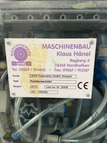 Pallet changer, pallet stacker Hänel 