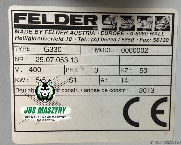Edge Bander Felder G330