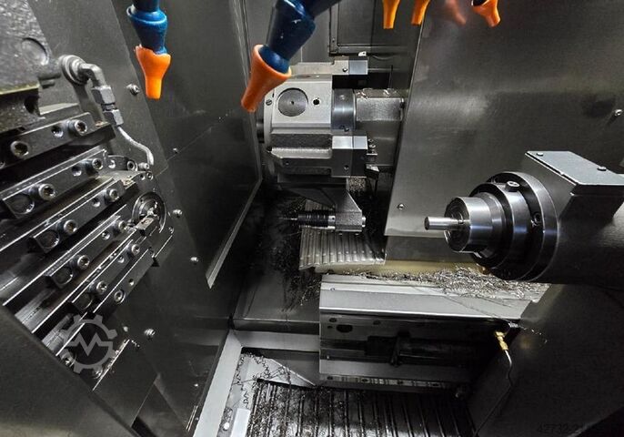 Production cell consisting of 4 machines  