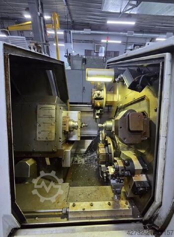 Production cell consisting of 4 machines  