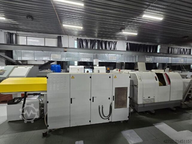 Production cell consisting of 4 machines  