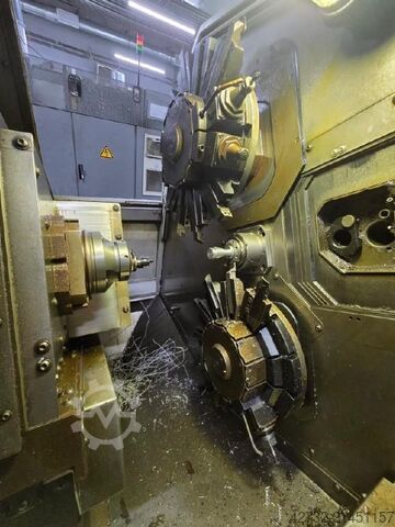 Production cell consisting of 4 machines  