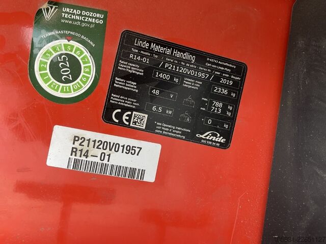 Reach Truck Linde R14