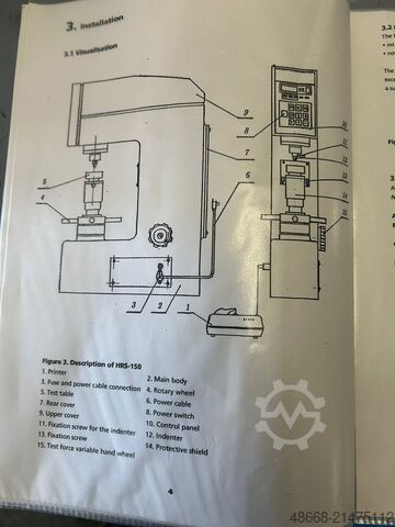 Härteprüfgerät Härteprüfer CV Instruments THR-700 E