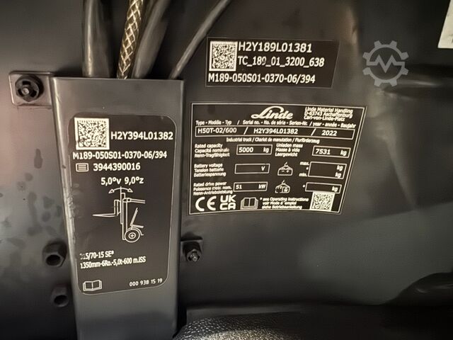 Forklift Linde H 50 T-02 EVO [ID: 142]