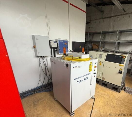 Laser welding system 4 kW / 6 axes AMADA Laserschweißanlage FLW-4000