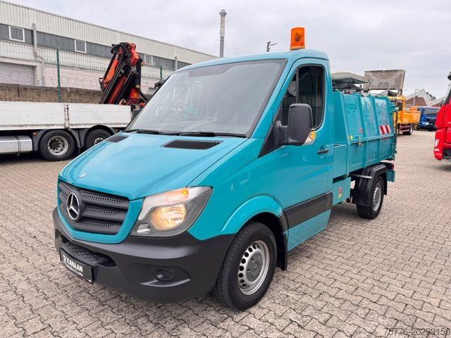 Garbage truck MERCEDES-BENZ 313 CDI Sprinter II Bertsche Müllwagen Tafel