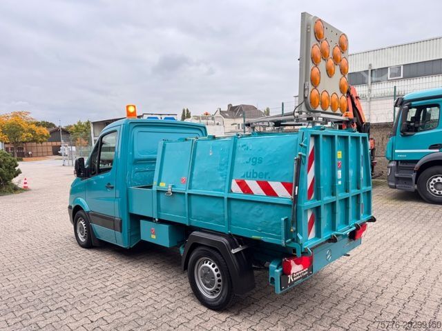 Garbage truck MERCEDES-BENZ 313 CDI  Sprinter II Bertsche  Müllwagen  Tafel