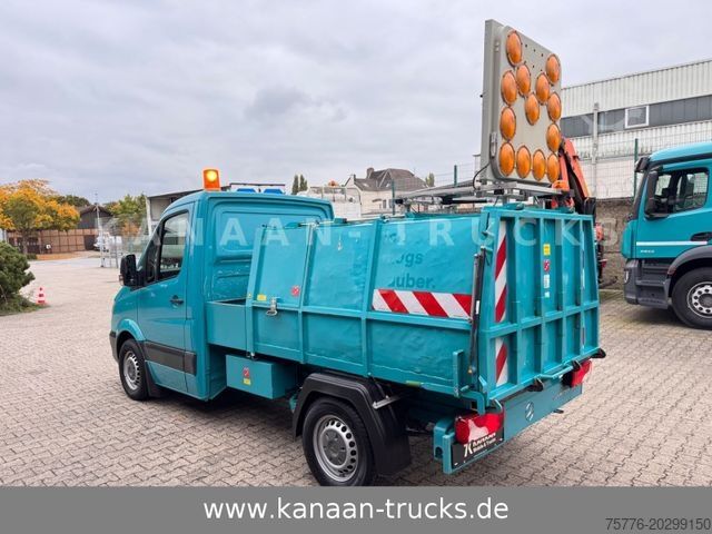 Müllwagen MERCEDES-BENZ 313 CDI Sprinter II Bertsche Müllwagen Tafel