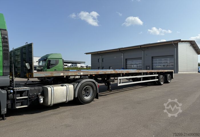Open semitrailer Goldhofer Typ SPZ-DI2 Tele / Swiss-Vehicle