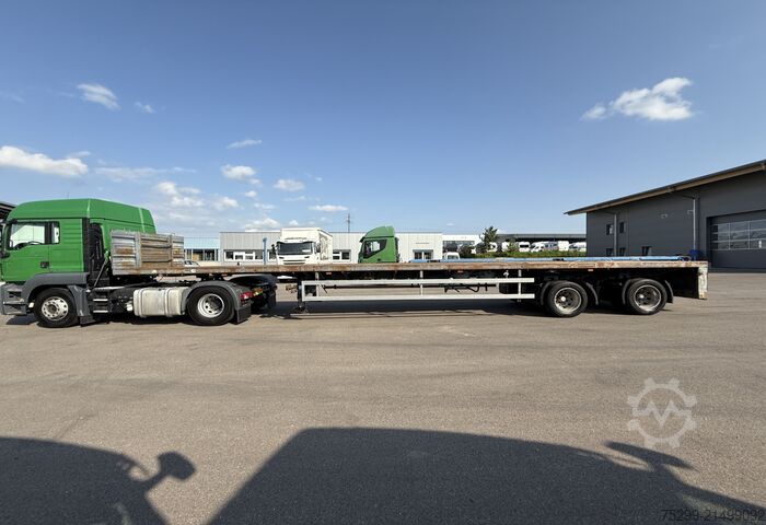 Open semitrailer Goldhofer Typ SPZ-DI2 Tele / Swiss-Vehicle