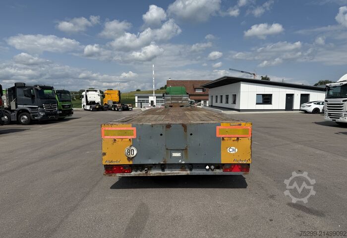 Open semitrailer Goldhofer Typ SPZ-DI2 Tele / Swiss-Vehicle