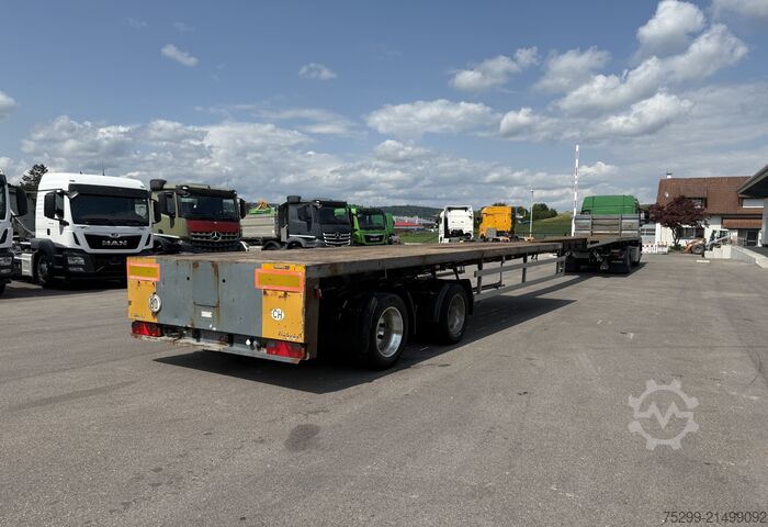 Open semitrailer Goldhofer Typ SPZ-DI2 Tele / Swiss-Vehicle