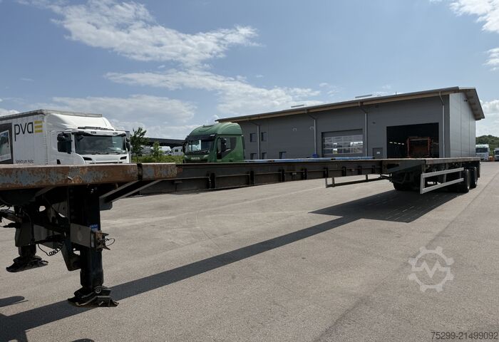 Open semitrailer Goldhofer Typ SPZ-DI2 Tele / Swiss-Vehicle