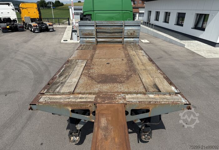 Open semitrailer Goldhofer Typ SPZ-DI2 Tele / Swiss-Vehicle