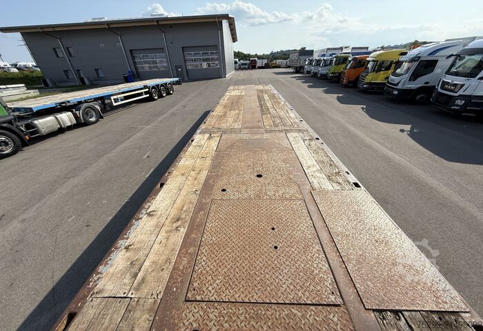 Open semitrailer Goldhofer Typ SPZ-DI2 Tele / Swiss-Vehicle