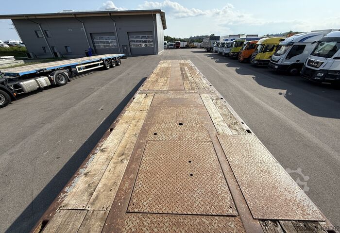 Open semitrailer Goldhofer Typ SPZ-DI2 Tele / Swiss-Vehicle
