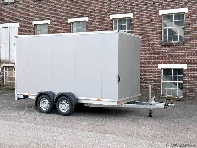 Box trailer Vezeko TK C 27.40 | SILBER 405X184X205CM 2700KG KOFFERANHÄNGER