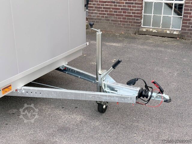 Box trailer Vezeko TK C 27.40 | SILBER 405X184X205CM 2700KG KOFFERANHÄNGER