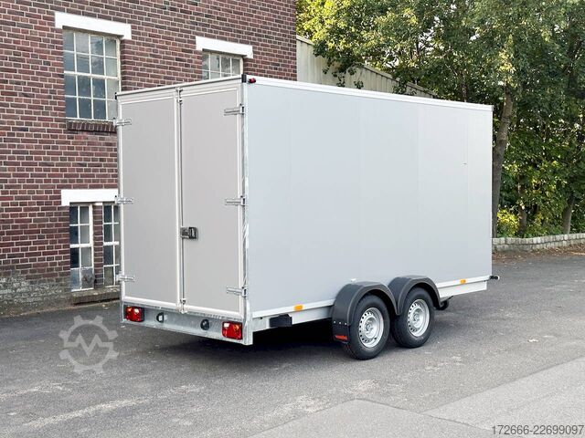 Box trailer Vezeko TK C 27.40 | SILBER 405X184X205CM 2700KG KOFFERANHÄNGER