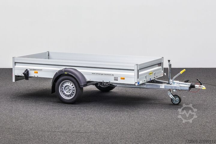 Box trailer Humbaur HA 133015 KV 303X150X35CM 1300KG TIEFLADER | BUGKLAPPE