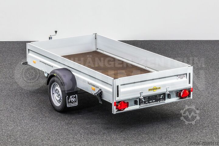 Box trailer Humbaur HA 133015 KV 303X150X35CM 1300KG TIEFLADER | BUGKLAPPE