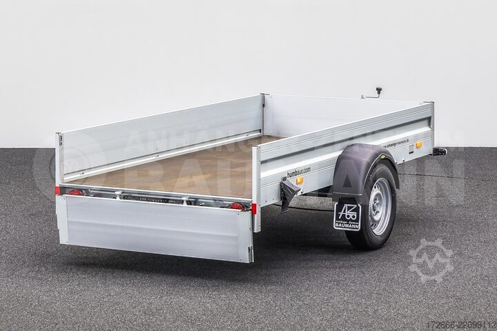 Box trailer Humbaur HA 133015 KV 303X150X35CM 1300KG TIEFLADER | BUGKLAPPE