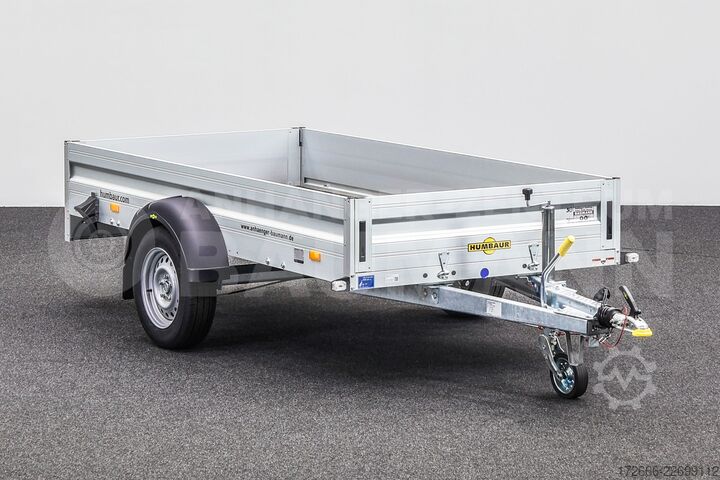Box trailer Humbaur HA 133015 KV 303X150X35CM 1300KG TIEFLADER | BUGKLAPPE