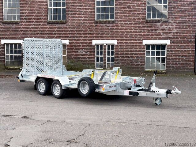 Heavy equipment trailer Brian James Trailers DIGGER PLANT 543-3717-35-2-12 | TRACSTRAP | SCHWERLASTRAMPE 370X170CM 3500KG BAUMASCHINENANHÄNGER