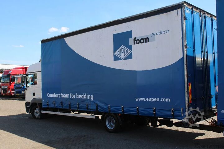Schiebeplane MAN TGL 8.210 + TRAILER + SLEEPCAB COMBI